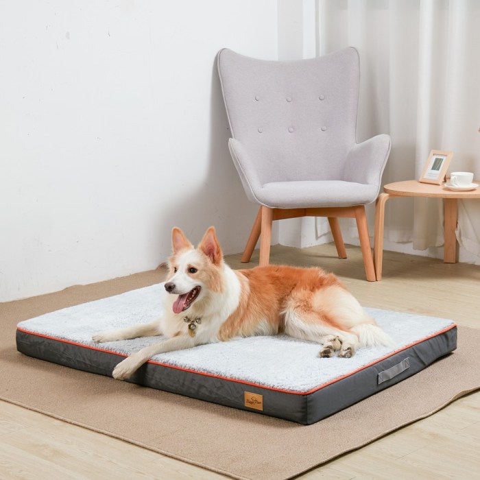 Extra Large Dog Bed Soft Foam Orthopedic Durable Jumbo XL Self Warm ... Extra wide orthopedic dog mattress